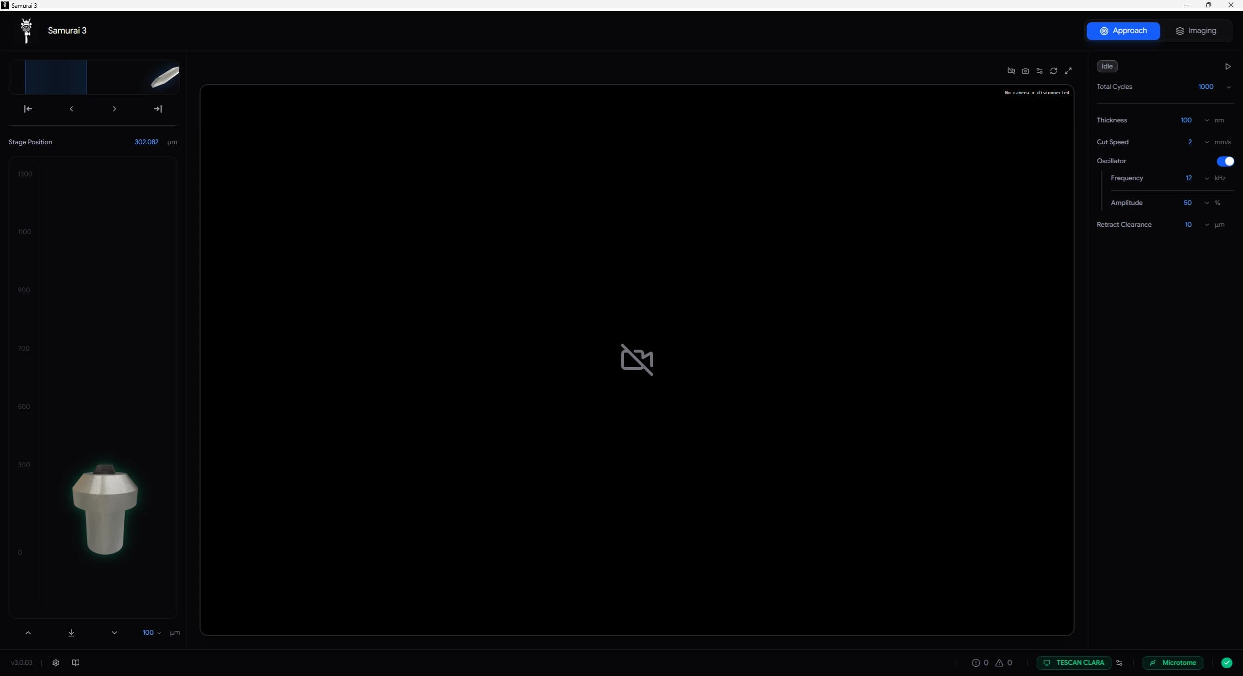 Samurai 3 launched to the Approach tab