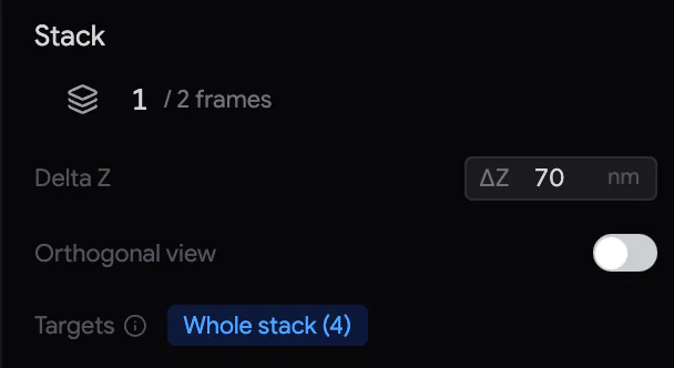 Stack ブロック。